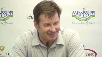Nick Faldo comments before Mississippi Gulf