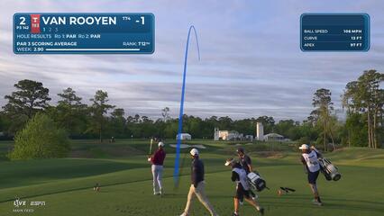 Erik van Rooyen hits 141-yard drive to 4 feet, nearly aces No. 2 at Texas Children's
