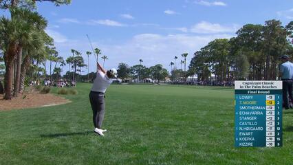 Taylor Moore sinks 2-foot birdie putt on No. 3 at Cognizant Classic
