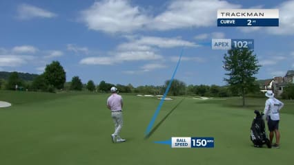 Patrick Fishburn's aggressive second and birdie at Simmons Bank Open