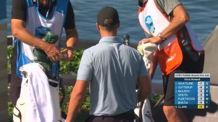 Wyndham Clark hits 112-yard tee shot to 8 feet, sets up birdie