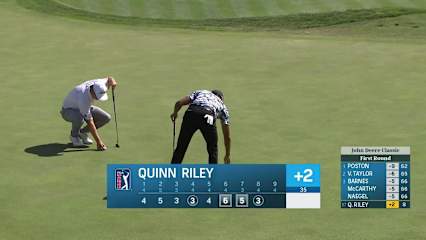 Quinn Riley makes 13-foot birdie putt at John Deere
