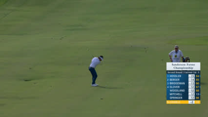 Cody Gribble wedges it close to set up birdie at Sanderson Farms
