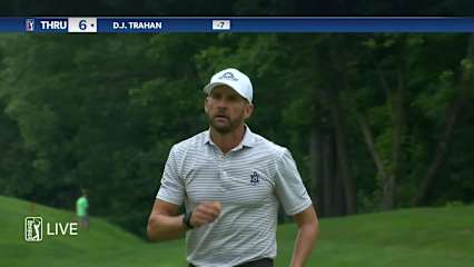 D.J. Trahan dials in approach to set up birdie at John Deere