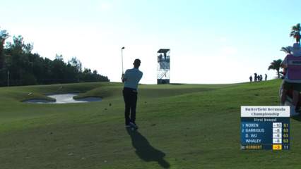 Lucas Herbert's tight approach leads to birdie at Butterfield Bermuda