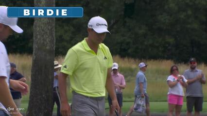 Collin Morikawa's 205-yard approach sets up birdie on No. 4 at Travelers