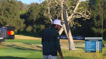 Max Homa sinks 18-foot birdie putt on No. 16 at The Genesis