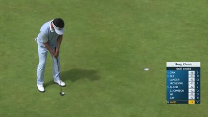 Y.E. Yang makes birdie on No. 18 at Hoag Classic