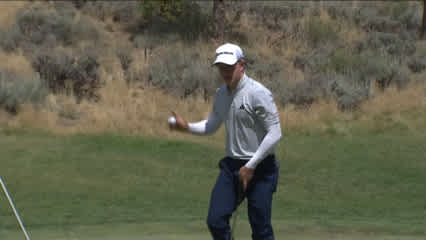 Jayden Schaper's 141-yard approach leads to birdie at Barracuda