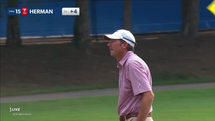Jim Herman makes birdie at Wyndham