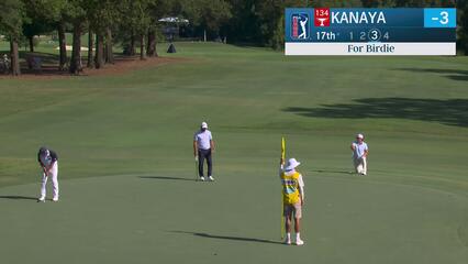 Takumi Kanaya sinks 25-foot birdie putt on No. 17 at Sanderson Farms