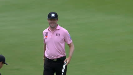 Kyle Reifers curls in his 19-footer at Zurich