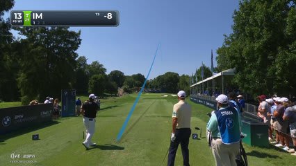 Sungjae Im hits tee shot to 5 feet, sets up birdie on No. 13 at BMW Championship
