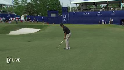 Bubba Watson's tight pitch sets up birdie on No. 18  at Zurich Classic