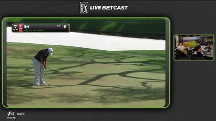 Sungjae Im drains 16-foot putt for birdie on No. 7 at RBC Heritage