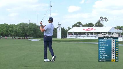 Jake Knapp holes 23-foot eagle putt on No. 16 at Houston Open