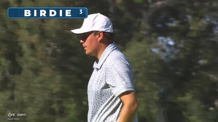 Sami Valimaki sinks 7-foot birdie putt on No. 10 at The Genesis