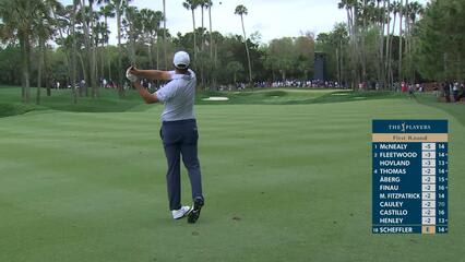 Scottie Scheffler hits 158-yard approach to 2 feet, sets up birdie on No. 6 at THE PLAYERS