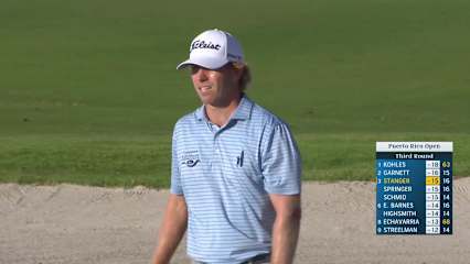 Jimmy Stanger hits second tight from fairway bunker and birdies at Puerto Rico