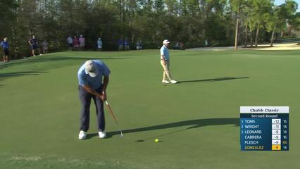 Ricardo Gonzalez makes birdie on No. 15 at Chubb Classic