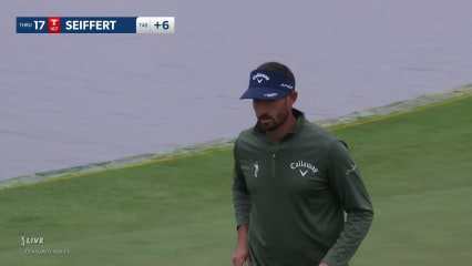 Chase Seiffert 's 18-foot birdie putt at Wells Fargo