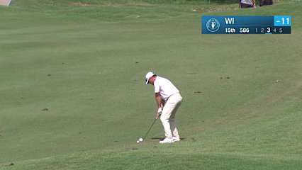 Charlie Wi makes birdie on No. 15 at Regions Tradition