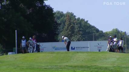Patrick Fishburn uses nice tee shot to set up birdie at Nationwide Children's