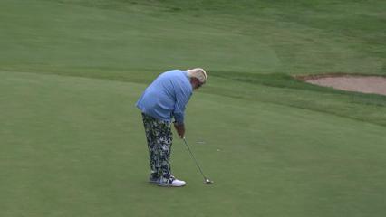 John Daly makes birdie on No. 17 at The Ally Challenge