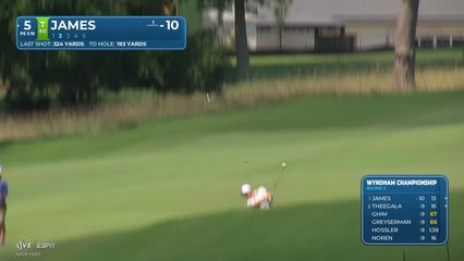 Ben James reaches par-5 No. 5 in two, makes birdie at Wyndham