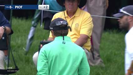 James Piot makes birdie on No. 15 at the Memorial