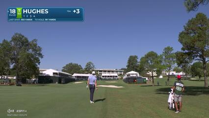 Mackenzie Hughes hits 194-yard approach to 8 feet, sets up second birdie of the day at Sanderson Farms