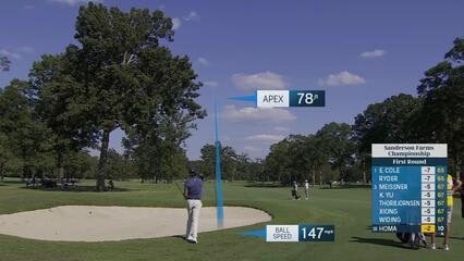 Max Homa sinks 6-foot birdie putt on No. 11 at Sanderson Farms