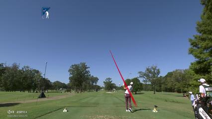 Kristoffer Ventura' third straight birdie, his fifth of the day at Sanderson Farms