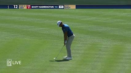 Scott Harrington makes birdie on No. 12 in Round 3 at THE PLAYERS