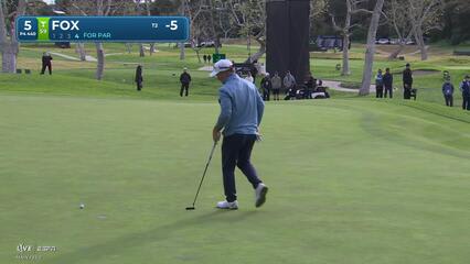 Marco Penge makes birdie on No. 17 at The Genesis