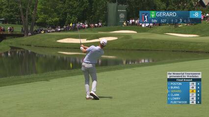 Ryan Gerard reaches par-5 No. 5 in two, makes birdie at the Memorial