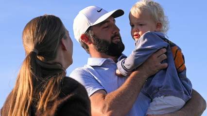 Scottie Scheffler mic'd up after winning The American Express