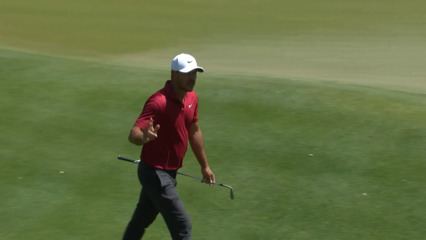 Brooks Koepka chips in for birdie at WGC-Dell Match Play