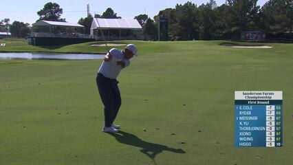 Byeong Hun An hits 118-yard approach to 12 feet, sets up birdie on No. 12 at Sanderson Farms