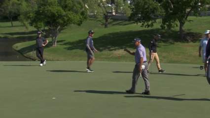 Scott Parel makes birdie putt at Invited Classic