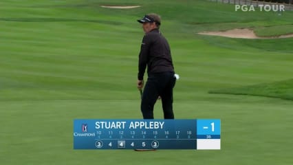 Stuart Appleby makes birdie on No. 15 at Pure Insurance