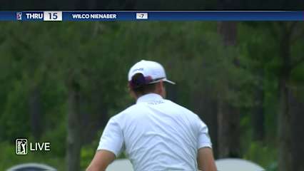 Wilco Nienaber's bunker shot to 5 feet sets up birdie at Palmetto Championship