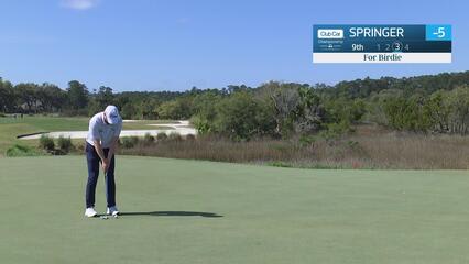 Hayden Springer makes birdie on No. 9 at Club Car Championship