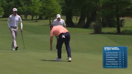 Alex Fitzpatrick/Matt Fitzpatrick makes birdie on No. 2 at Zurich Classic