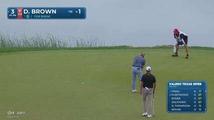 Daniel Brown hits tee shot to 12 feet, sets up birdie on No. 3 at Valero