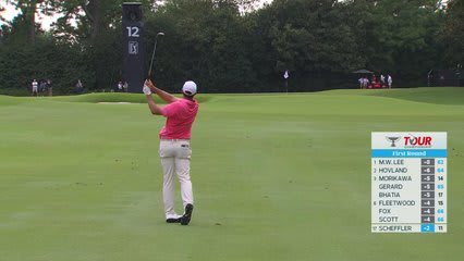 Scottie Scheffler's 107-yard approach sets up birdie on No. 12 at TOUR Championship