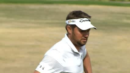 Jeff Overton’s tee shot sets up short birdie putt at CareerBuilder