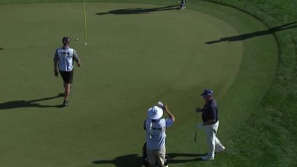 Rod Pampling makes birdie on No. 16 at Cologuard