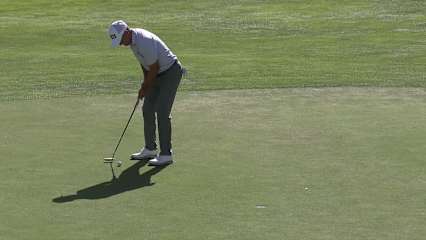 Rob Oppenheim makes birdie on No. 18 at Utah Championship