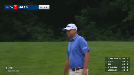 Bill Haas makes birdie at John Deere
